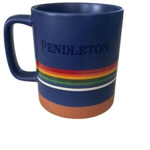 Pendleton National Parks Stripe Mug Dark Blue Large